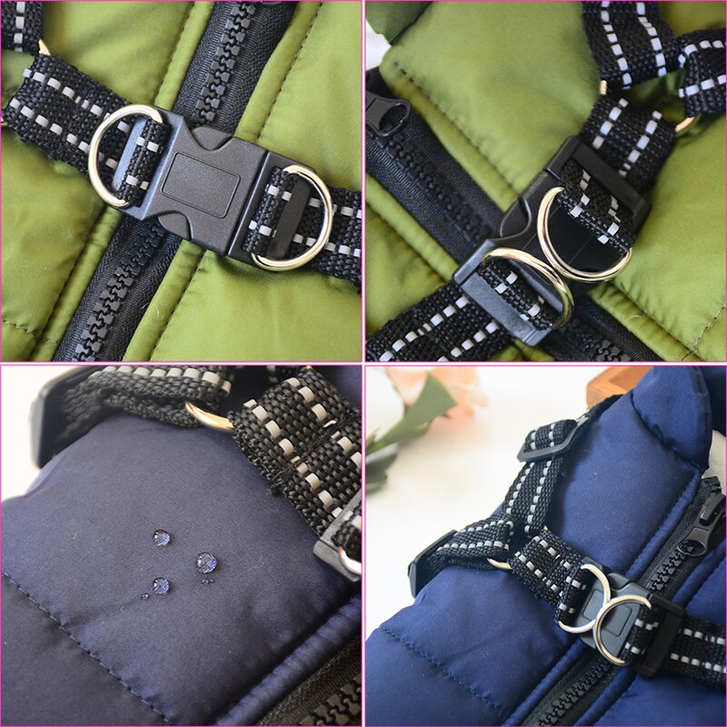 Abrigo Impermeable para Perros con Aislamiento – Chaqueta Cálida y Cómoda para Invierno, Varios Tamaños 2
