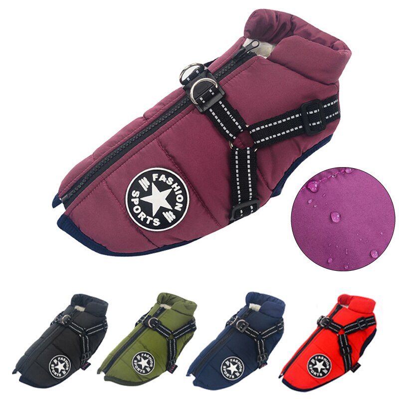 Abrigo Impermeable para Perros con Aislamiento – Chaqueta Cálida y Cómoda para Invierno, Varios Tamaños 4