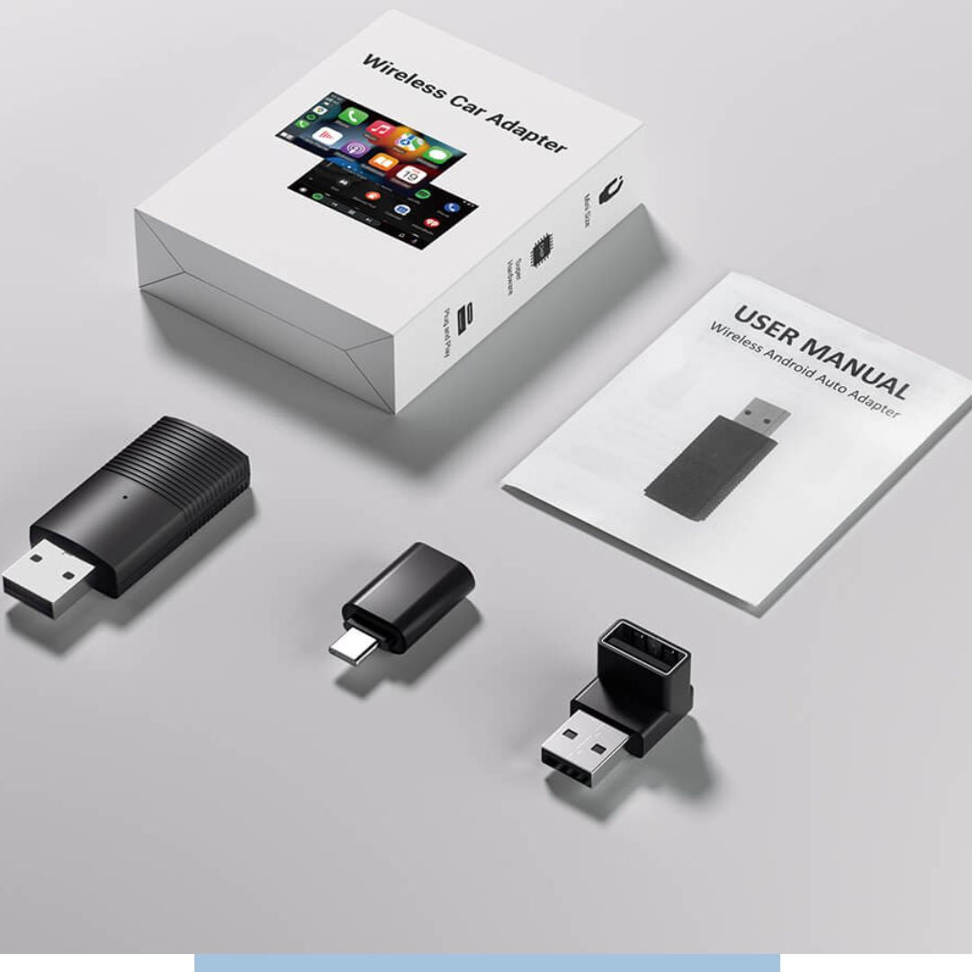 Adaptador Inalámbrico Bluetooth para Apple y Android – Compacto y Universal para CarPlay y Android Auto 4
