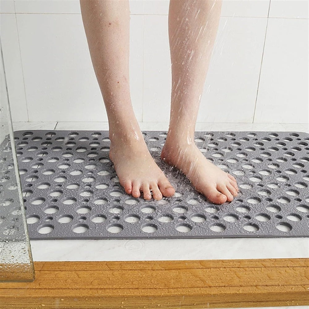Alfombra Antideslizante para Ducha 70 x 38 cm de PVC y TPE – Higiénica y Duradera para Baño 1