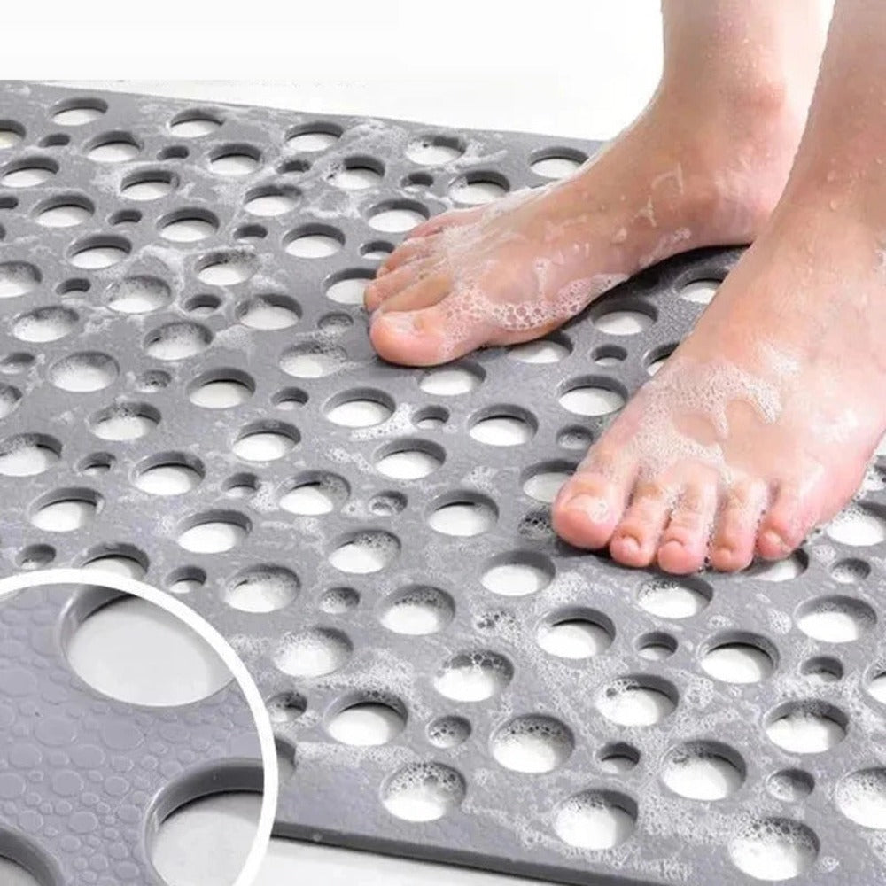 Alfombra Antideslizante para Ducha 70 x 38 cm de PVC y TPE – Higiénica y Duradera para Baño 4