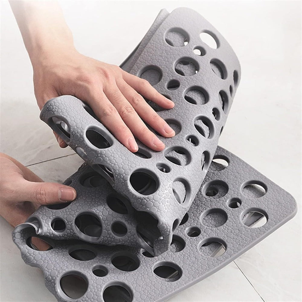 Alfombra Antideslizante para Ducha 70 x 38 cm de PVC y TPE – Higiénica y Duradera para Baño 5