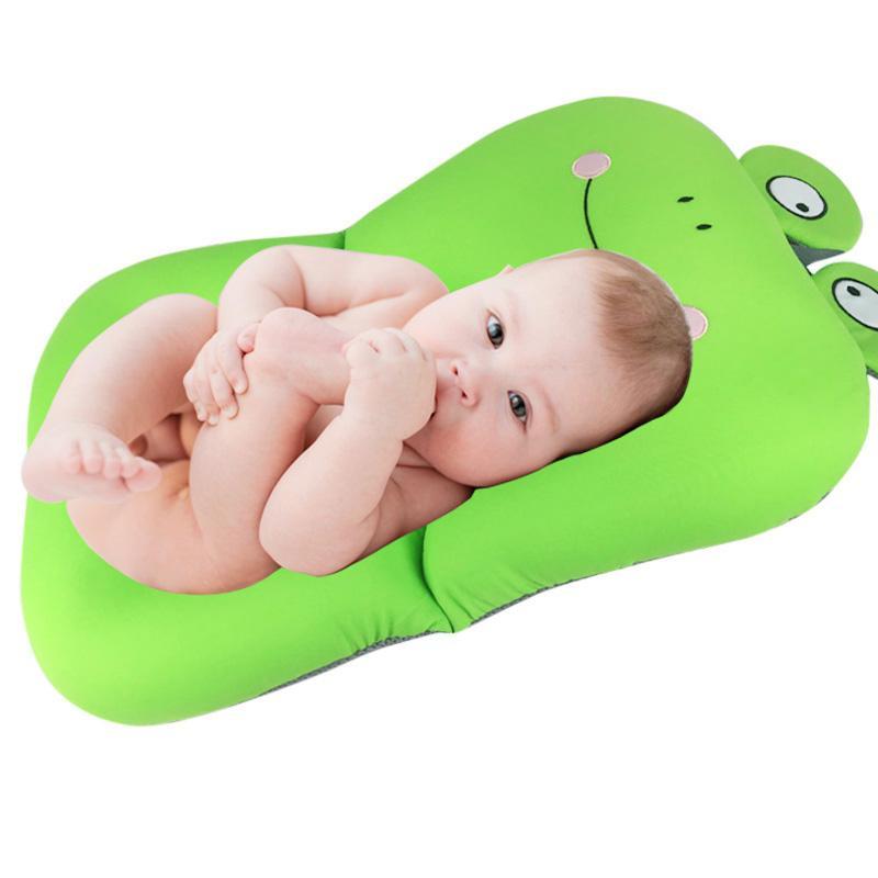 Alfombra de Baño Antideslizante para Bebé, Superficie de Lycra Ergonómica, Seguridad y Confort en la Bañera, 55x35 cm 0