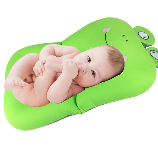 Alfombra de Baño Antideslizante para Bebé, Superficie de Lycra Ergonómica, Seguridad y Confort en la Bañera, 55x35 cm 0