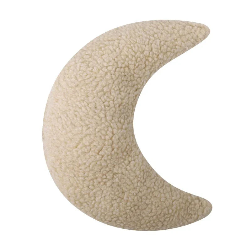 Almohada Infantil Suave con Diseño Celestial – Ideal para Decoración y Fotografía, 29.2 cm x 38 cm, Color Blanco, Beige o Marrón 6