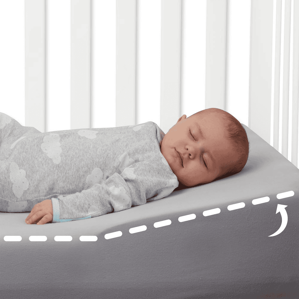 Almohada Universal para Bebé con Soporte Antirreflujo de 14 Grados – Diseño Seguro y Cómodo, Ideal para Descanso y Bienestar 0