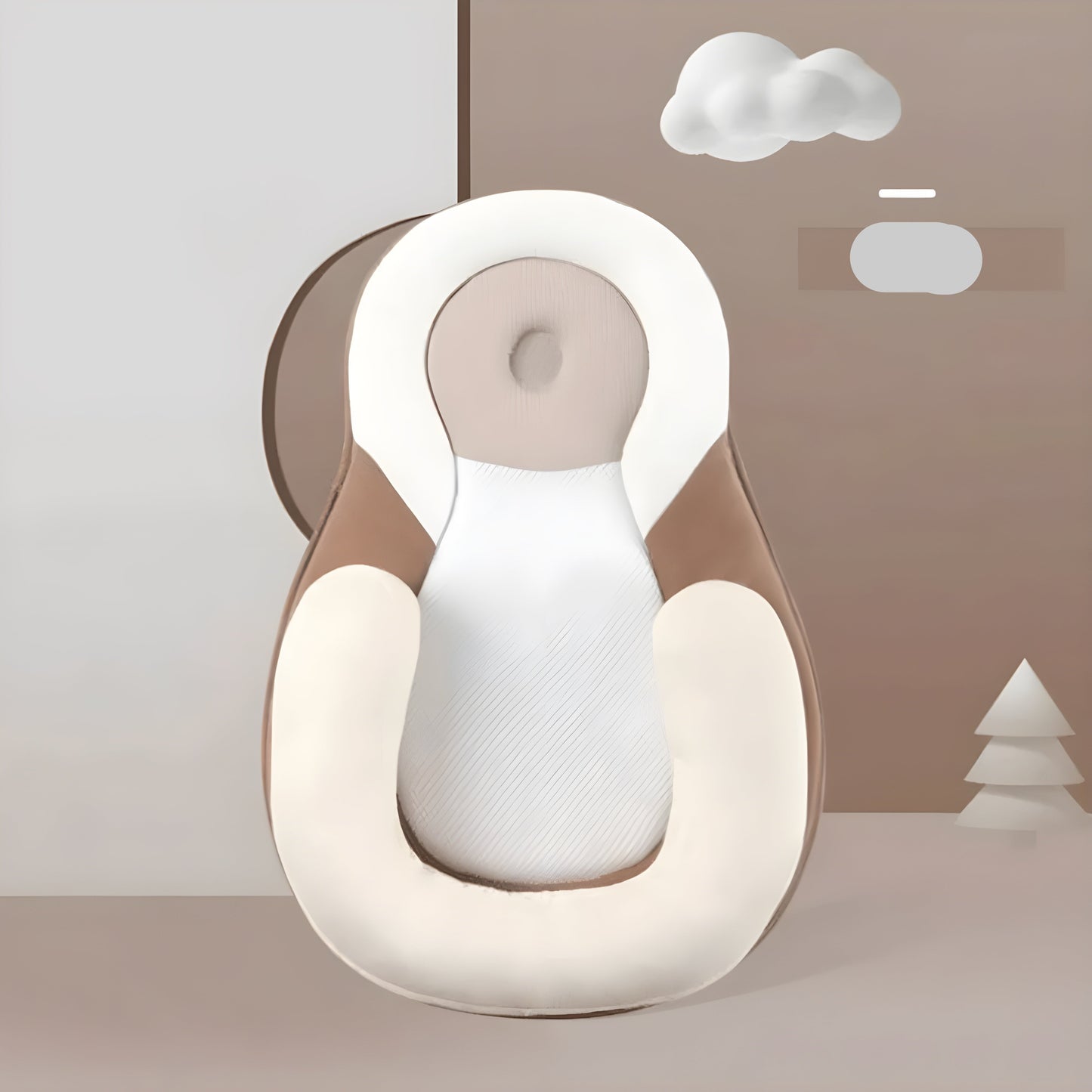 Almohada para Bebés Ergonómica de Algodón Transpirable – Suave y Segura, Ideal para Dormir y Descansar 6