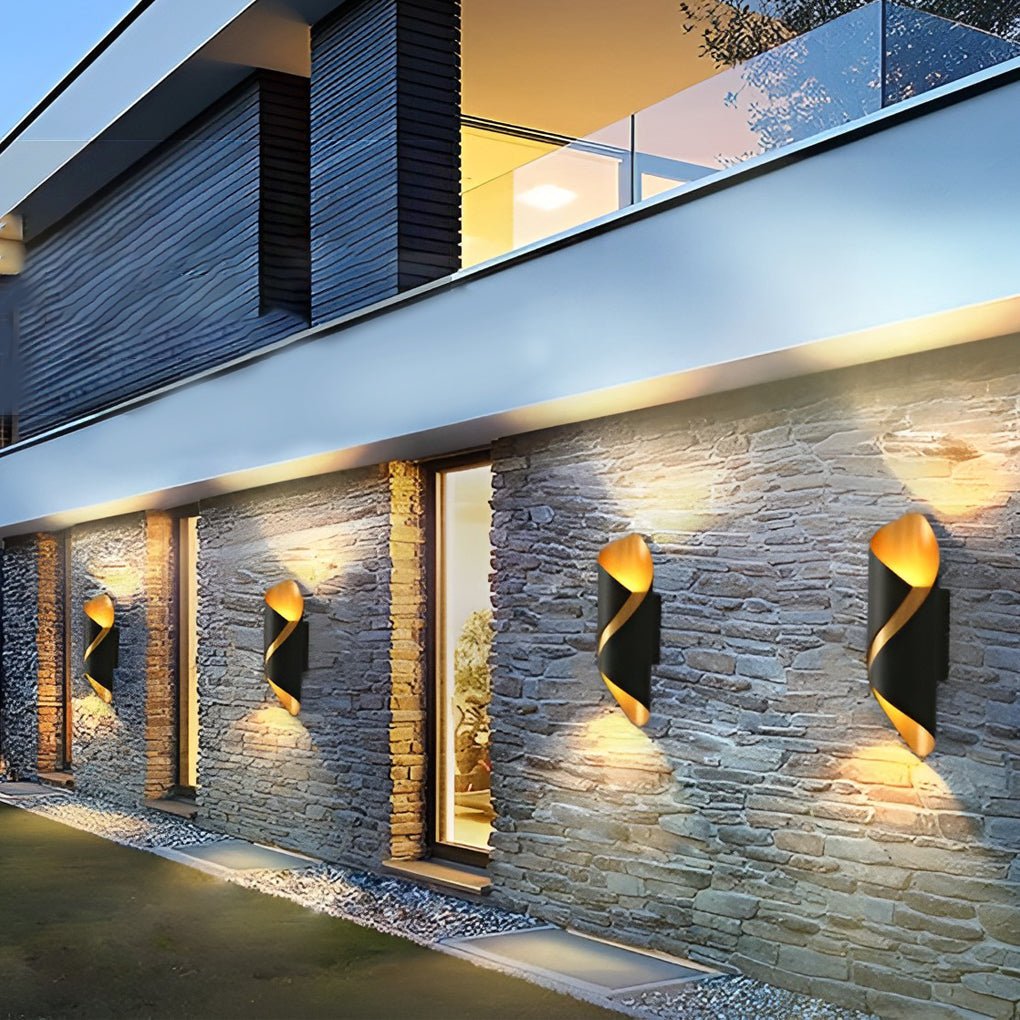 Aplique Exterior Sostenible con Diseño Moderno para Iluminación Ecológica en Jardines y Patios 1