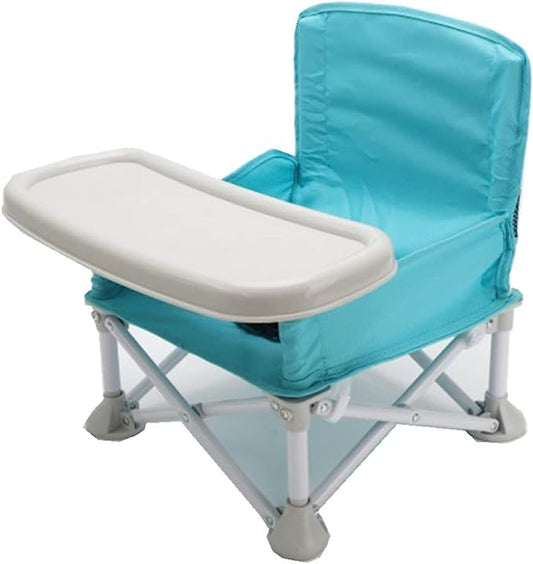 Asiento de Viaje Seguro y Cómodo para Niños – Diseño Compacto y Liviano en Color Azul, Gris, Verde Claro o Rosa 0