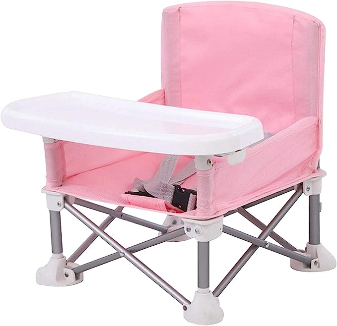 Asiento de Viaje Seguro y Cómodo para Niños – Diseño Compacto y Liviano en Color Azul, Gris, Verde Claro o Rosa 5