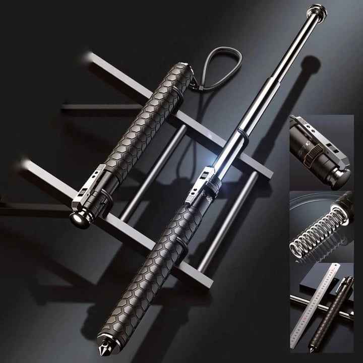 Bastón de Senderismo Automático Ergonómico con Mango Antideslizante – Bastones Trekking Compactos para Aventuras al Aire Libre 4