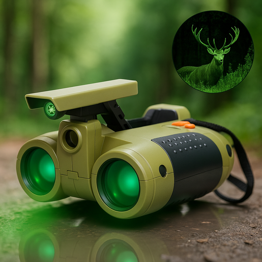 Binoculares de Visión Nocturna para Niños – Exploración Diurna y Nocturna, Livianos y Resistentes al Agua 0