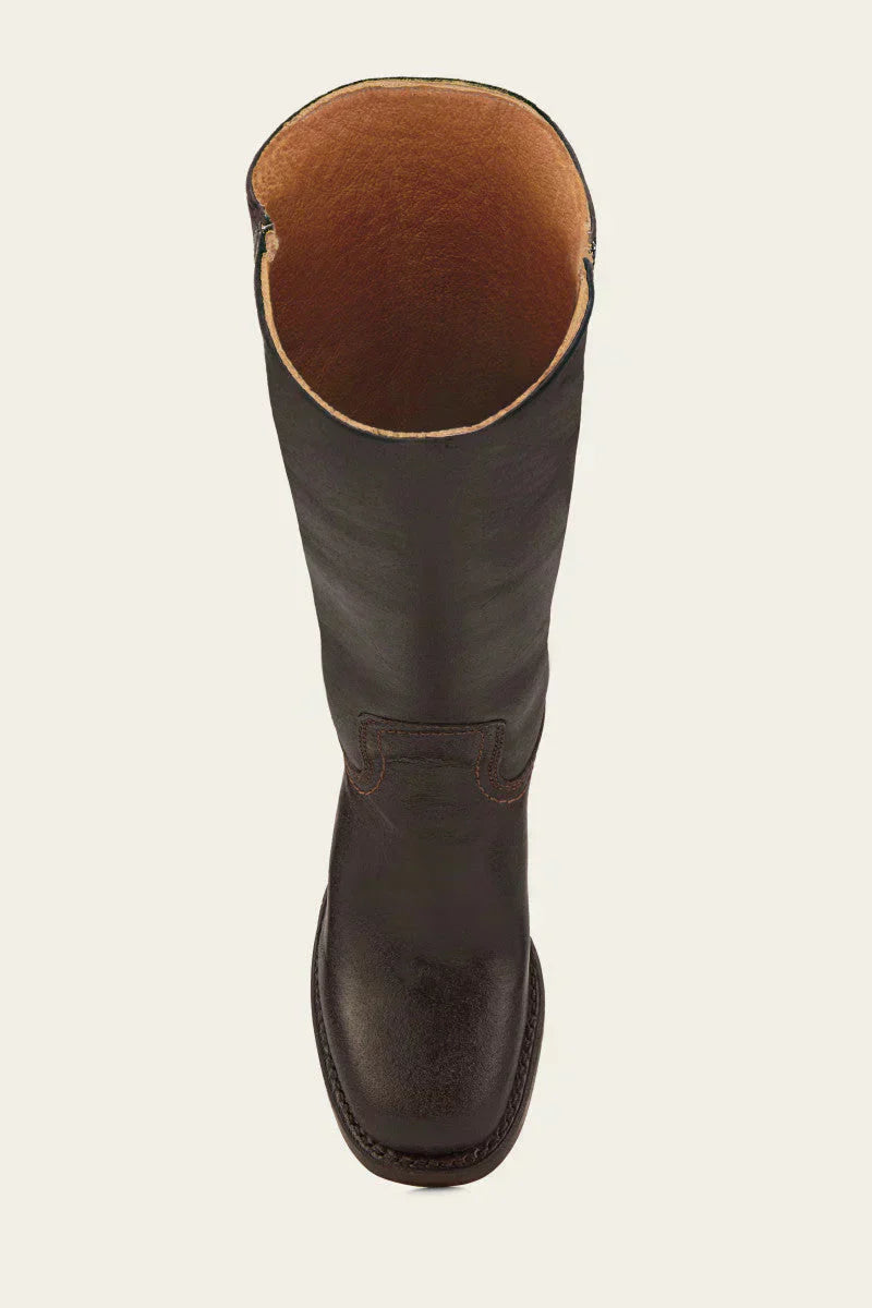 Botas Negras de Mujer de Cuero con Tacón de Bloque – Diseño Clásico y Duradero para Otoño e Invierno 4