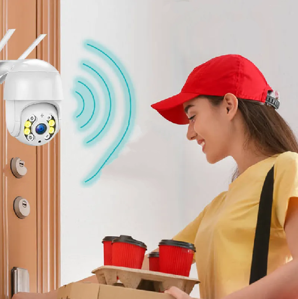 Cámara de Seguridad 4K Inteligente con Seguimiento Automático y Función PTZ – WiFi y Resistente a la Intemperie para Vigilancia Exterior 2