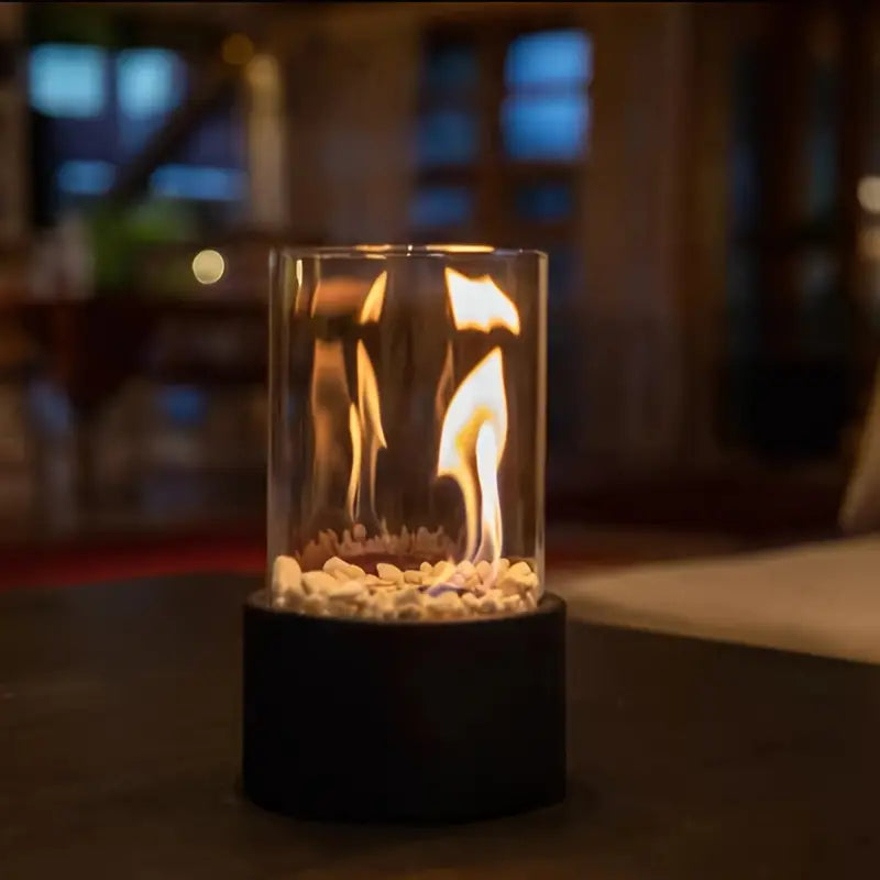 Chimenea Portátil de Mesa Elegante con Bioetanol – Sin Olores ni Humo, Diseño Moderno y Ligero 5