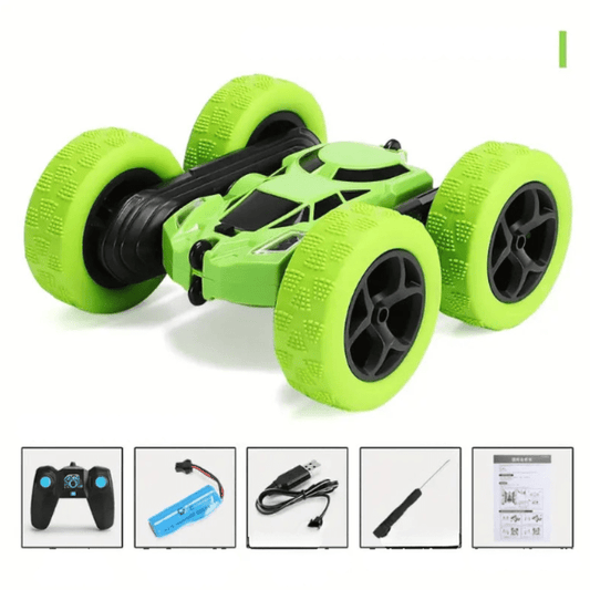Coche Teledirigido Acrobático 360° con Luces LED y Control 2,4 GHz – Ideal para Interiores y Exteriores 0