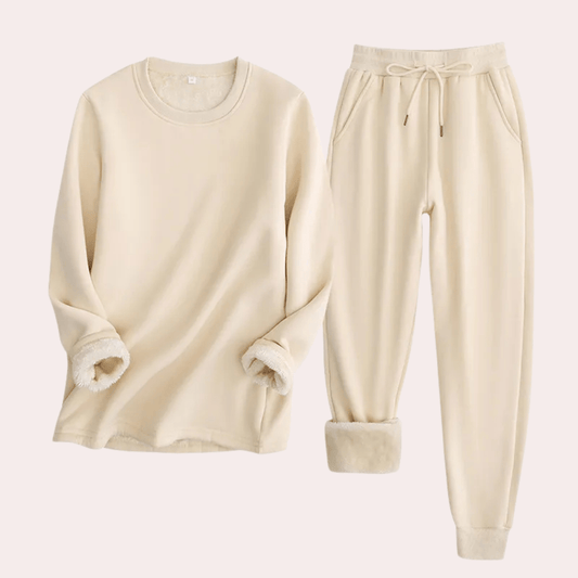 Conjunto de Ropa de Estar por Casa de Forro Polar Suave – Sudadera y Pantalones de Chándal Cómodos 0