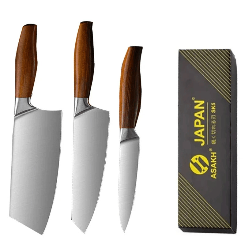 Cuchillo de Cocina Santoku Profesional de Acero Inoxidable con Mango Ergonómico – Ideal para Cortar Pescado, Carne y Verduras 15