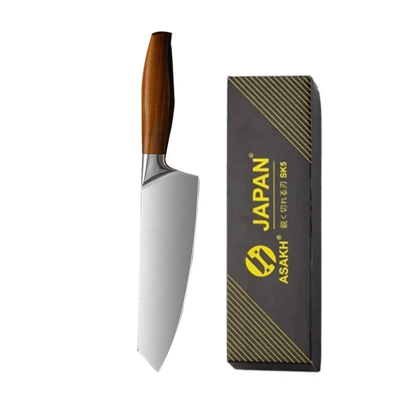 Cuchillo de Cocina Santoku Profesional de Acero Inoxidable con Mango Ergonómico – Ideal para Cortar Pescado, Carne y Verduras 5