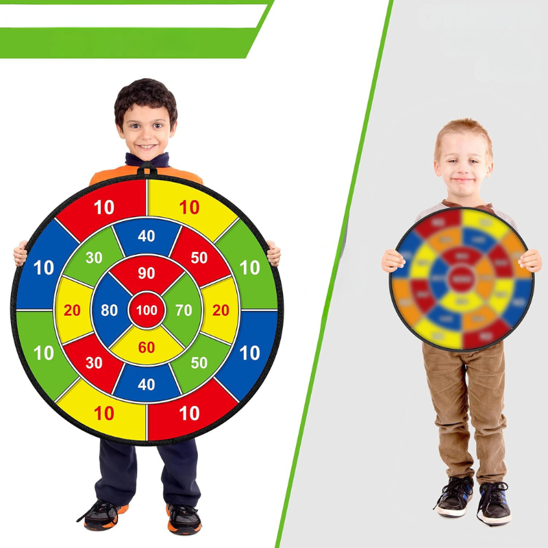 Diana Infantil de Doble Cara con Dardos de Velcro – Juego Seguro para Desarrollar Habilidades Motoras en Interiores y Exteriores 5