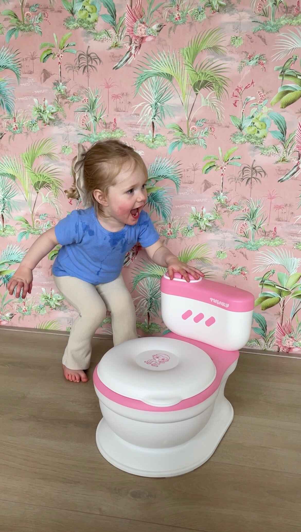 Entrenador para Ir al Baño Divertido y Compacto con Sonido de Descarga - Ideal para Aprendizaje Rápido, Fácil de Limpiar y Transportar 2
