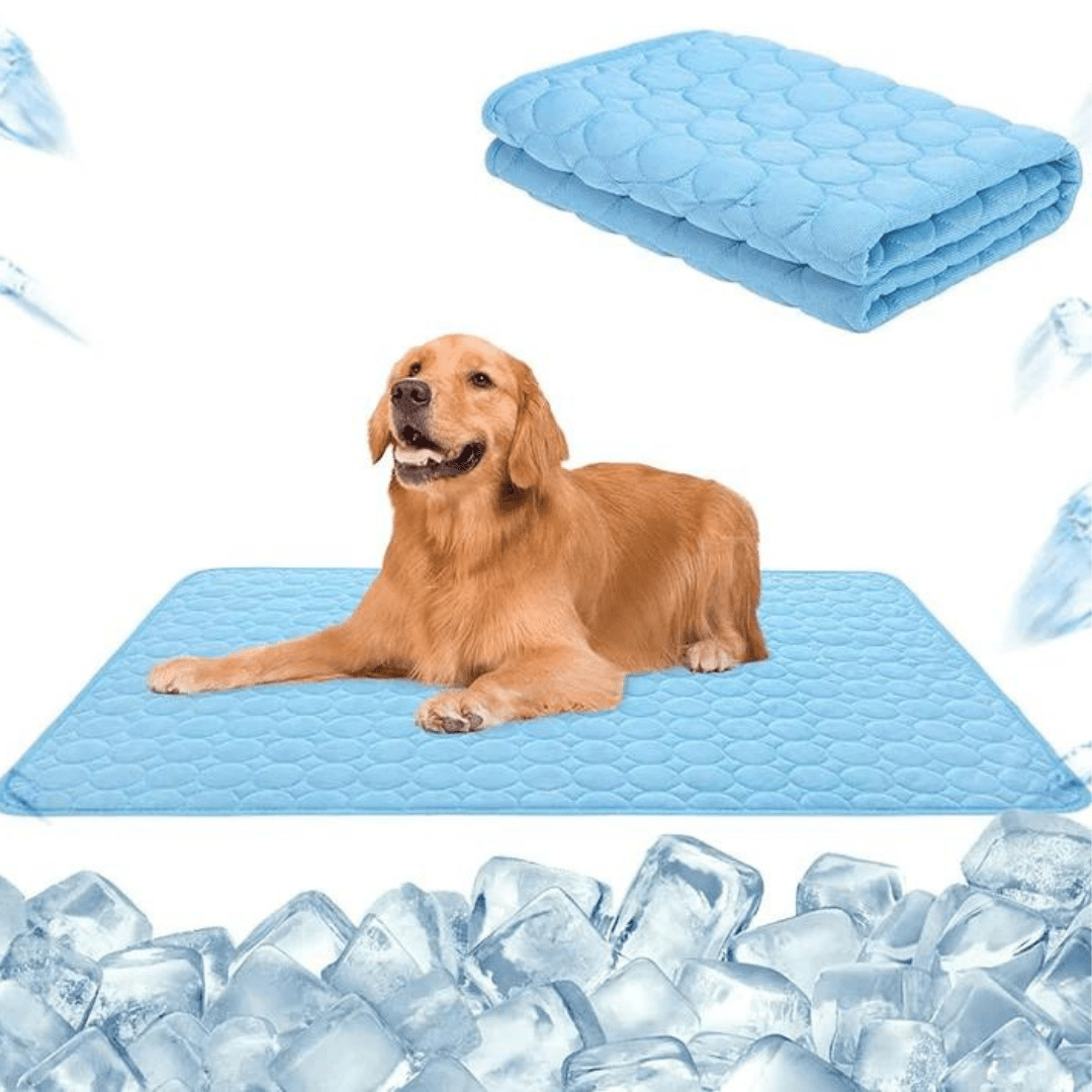 Esterilla Refrescante para Perros con Tecnología de Autoenfriamiento y Material No Tóxico – Varios Tamaños disponibles, Color Azul 0