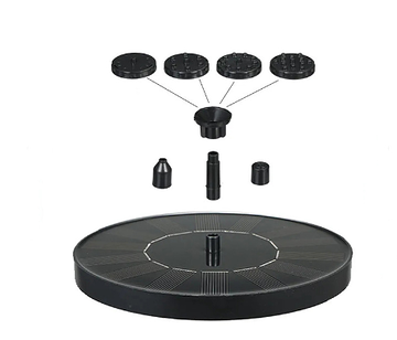 Fuente Solar para Jardín Ecológica – Fuente de Agua para Pájaros, Relajante y Natural, 16 cm Diámetro, Fácil Instalación 4