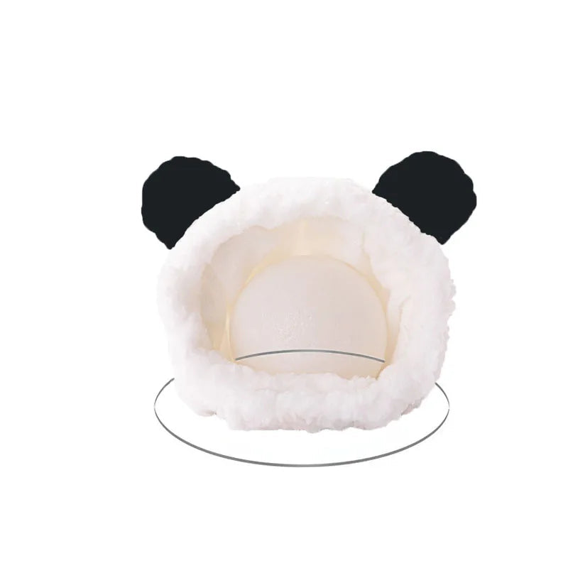 Gorro de Invierno para Mascotas con Diseño de Oso y Conejo – Accesorio Cálido para Perros y Gatos, Forro Polar, Tamaño 30-35 cm 7