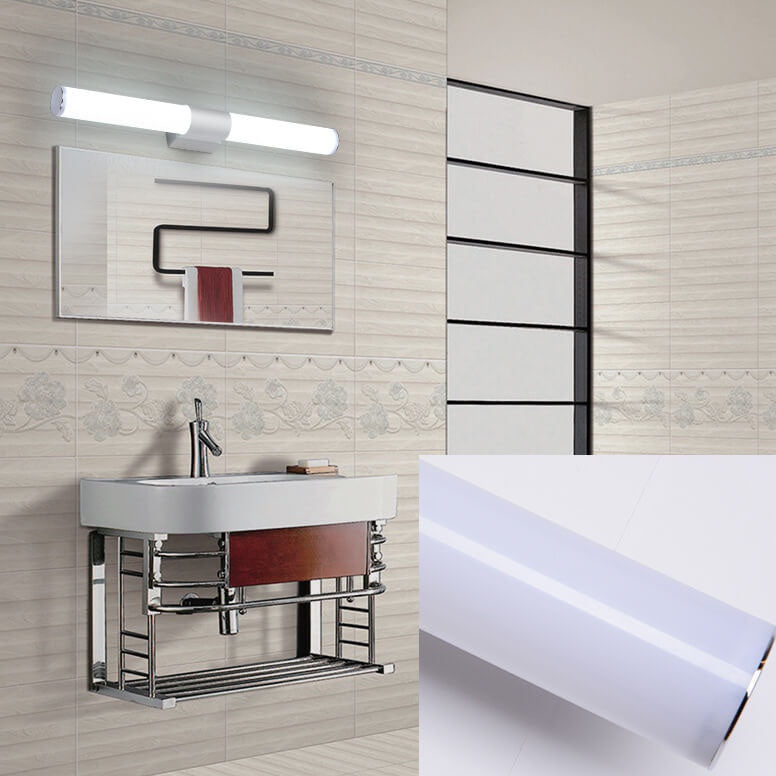 Lámpara Cilíndrica LED con Efecto Espejo para Pared – Diseño Moderno y Eficiencia Energética, IP44, 3000K/6000K 2