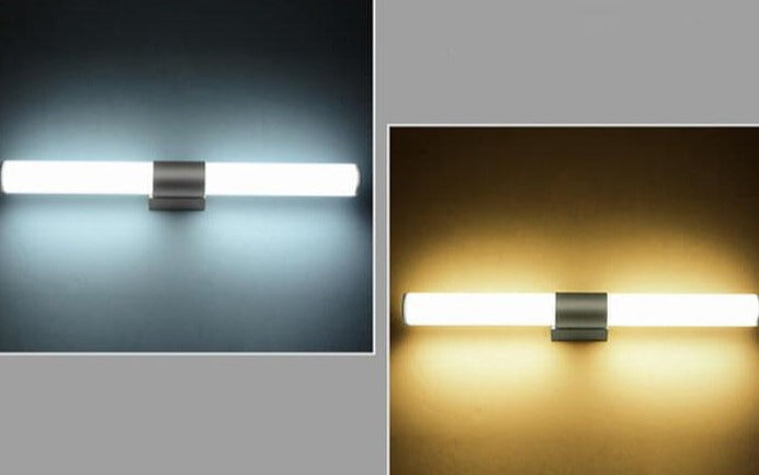 Lámpara Cilíndrica LED con Efecto Espejo para Pared – Diseño Moderno y Eficiencia Energética, IP44, 3000K/6000K 4