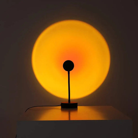 Lámpara Decorativa LED con Efecto Atardecer – Luz Cálida y Suave para Hogar y Oficina, Diseño Moderno y Eficiente 0