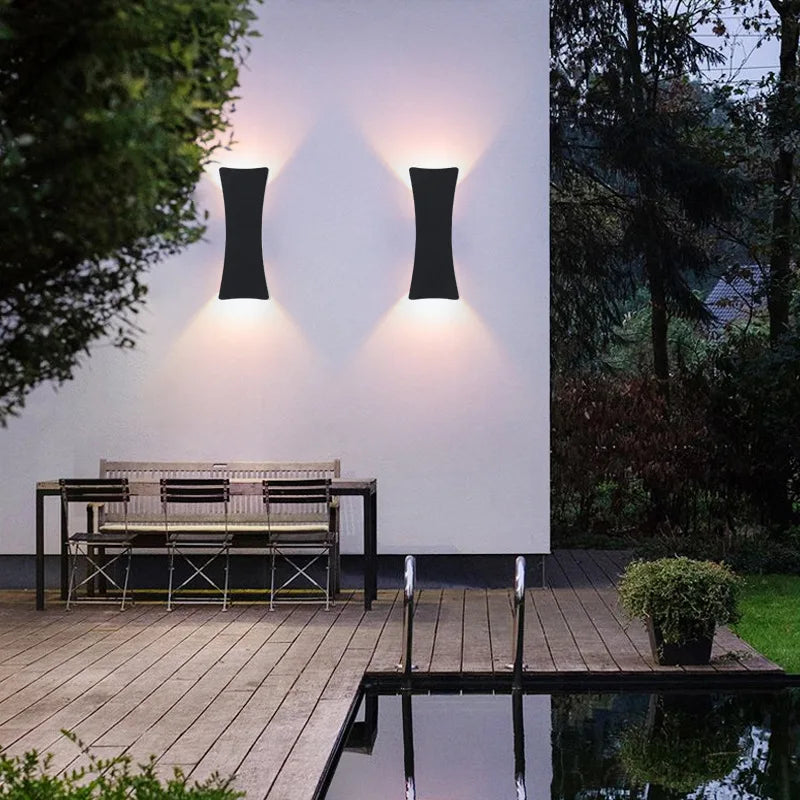Lámpara Exterior LED Minimalista de Aluminio, Iluminación Eficiente para Jardín y Fachada, Resistente a la Intemperie 2