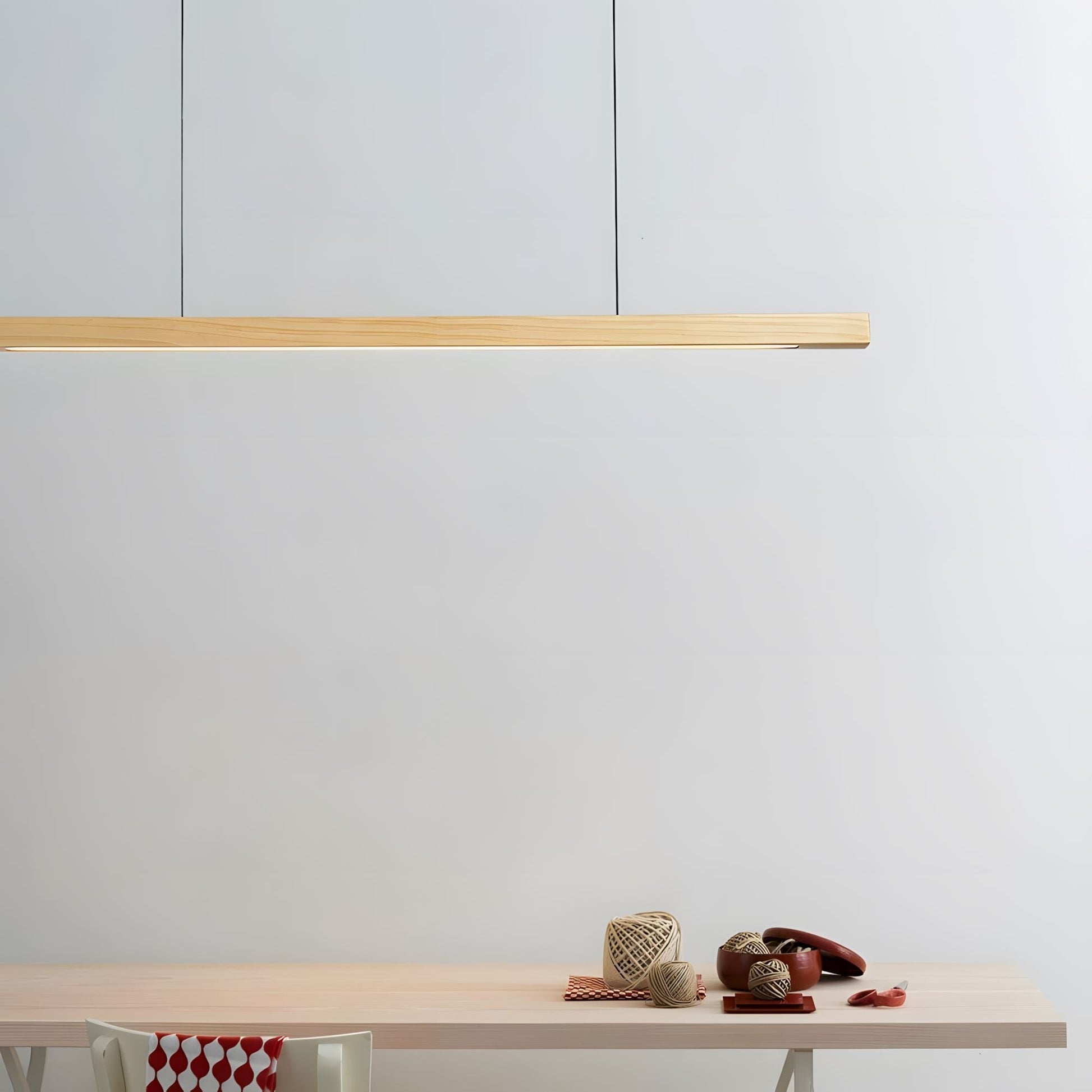 Lámpara de Diseño Minimalista de Madera de Roble con Control Remoto y Temperatura de Luz Ajustable – Ideal para Techo y Espacios Sofisticados 0