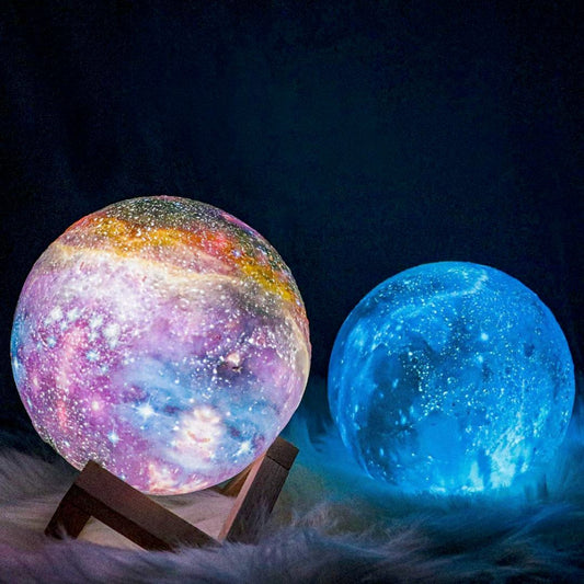 Lámpara de Luna Inalámbrica – Iluminación Decorativa Espacial, Tamaños 10 cm, 15 cm y 18 cm, Material Plástico 0