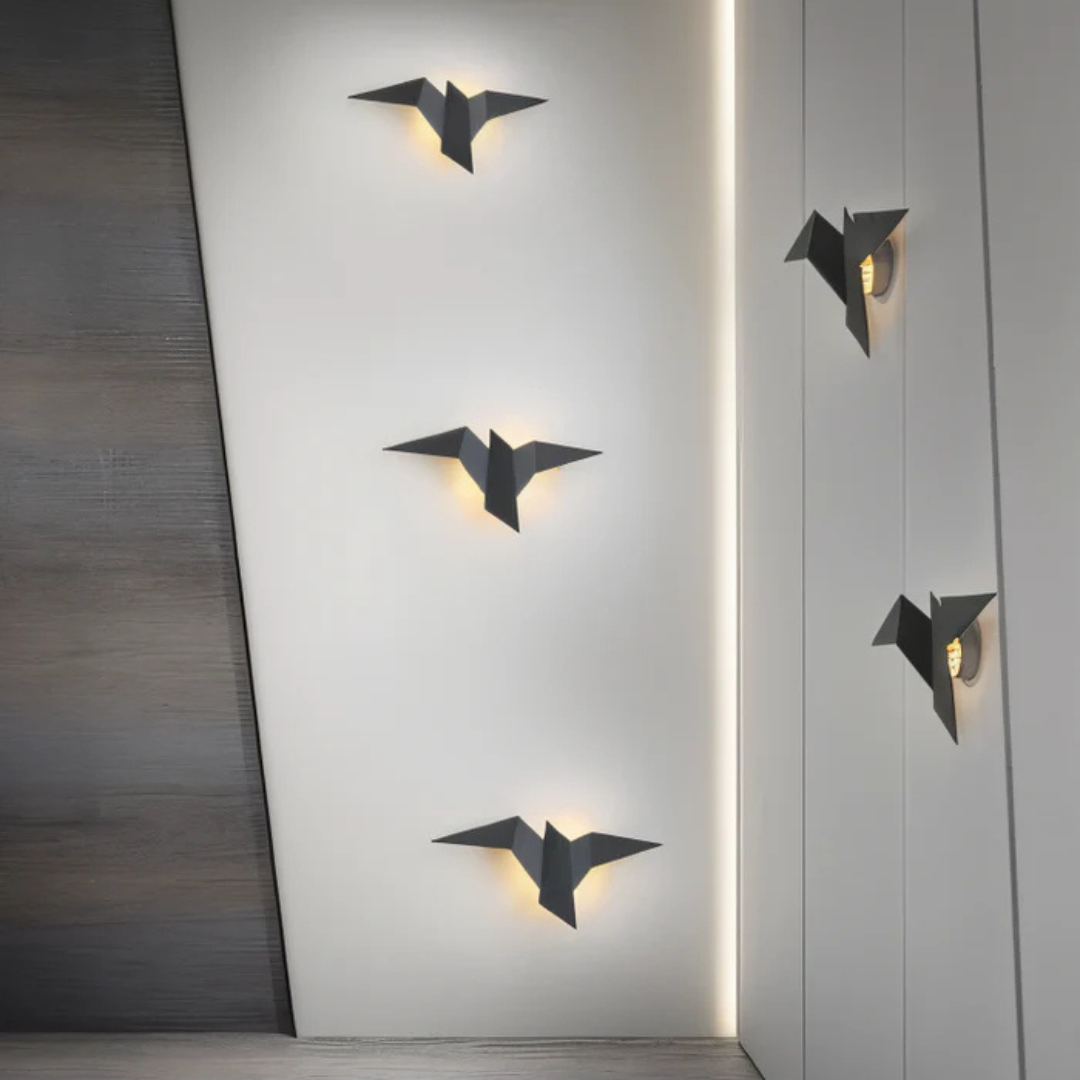 Lámpara de Pared Decorativa de Metal con Diseño Origami – Aplique Pared Moderna para Salón y Dormitorio 2