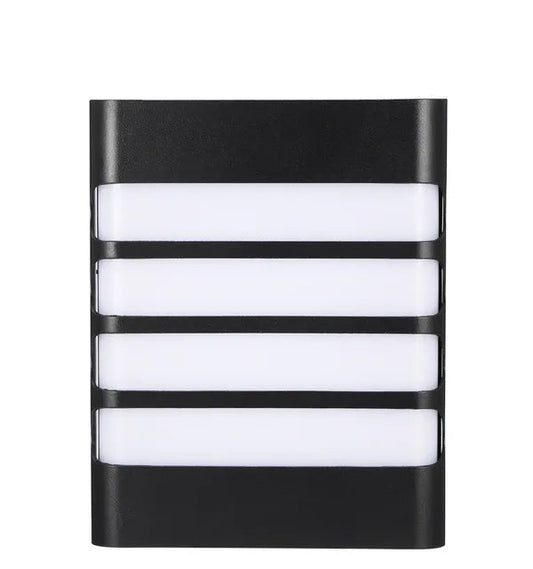 Lámpara de Pared Exterior LED Resistente al Agua en Acero Inoxidable – Aplique Pared Moderno para Jardín y Terraza 0