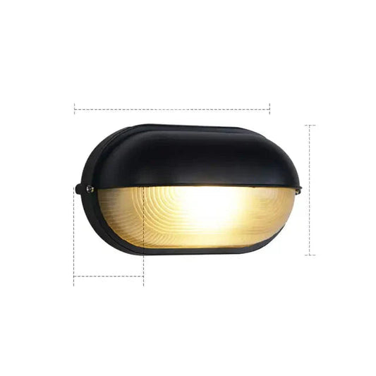 Lámpara de Pared Impermeable de Diseño Industrial para Iluminación Exterior – Aplique Pared Eficiente y Duradero 0