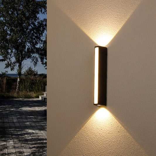 Lámpara de Pared LED para Exteriores con Iluminación Cálida – Aplique Pared Ideal para Jardines y Terrazas 0