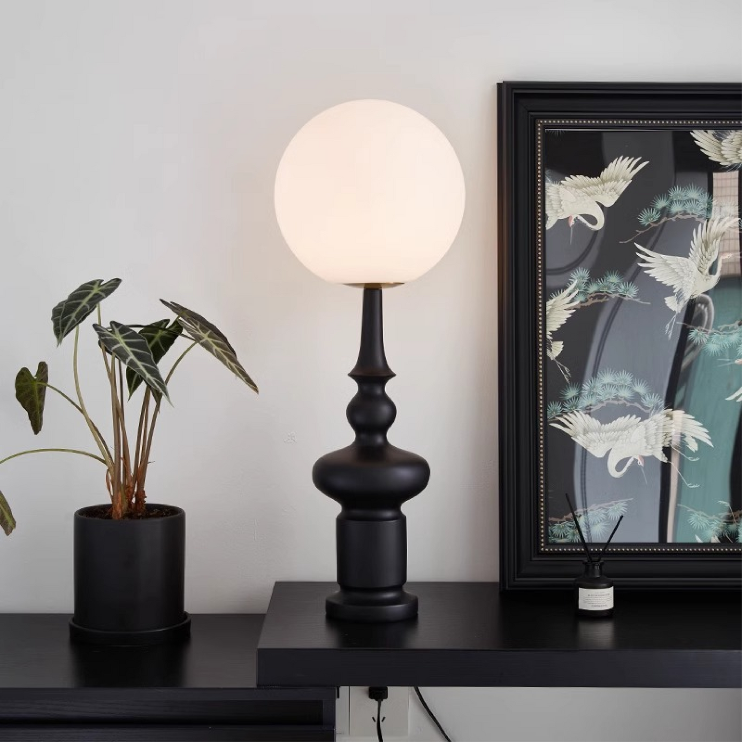 Lámpara de Pie LED Moderna Negra con Diseño Geométrico para Salón y Oficina – Iluminación Efectiva y Estilo Contemporáneo 0