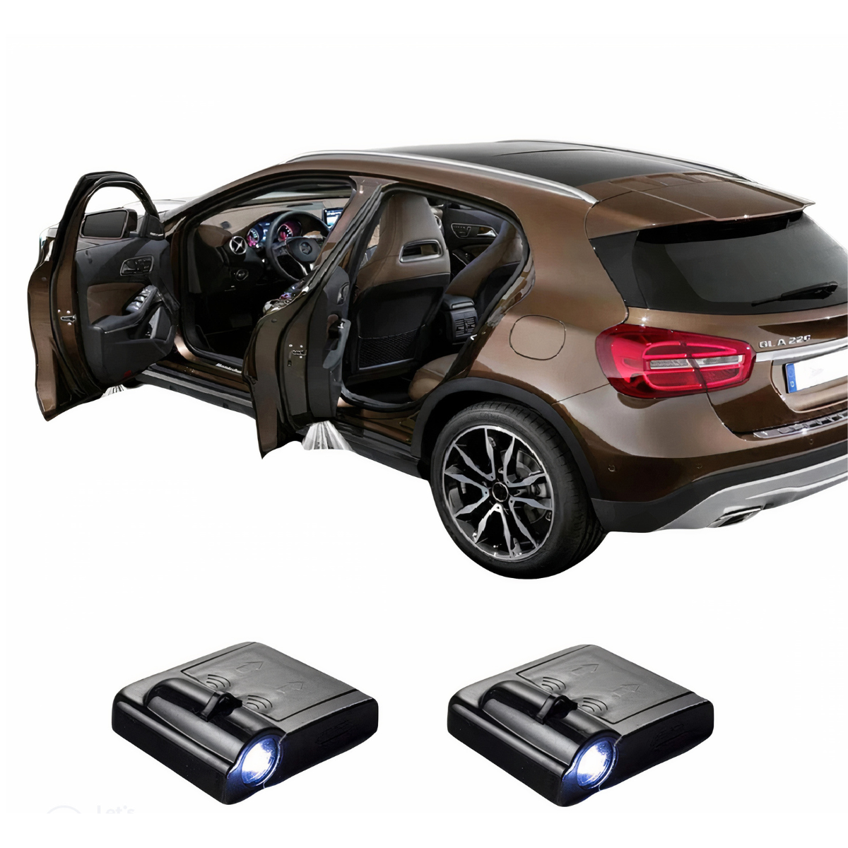 Lámparas de Proyección LED para Puertas de Automóvil – Luz de Bienvenida Elegante y Funcional con Instalación Sencilla 1