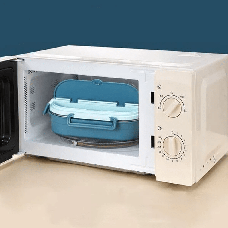 Lonchera de Acero Inoxidable con 4 Compartimentos y Tazón de Sopa – Perfecta para Comidas en Movimiento 7