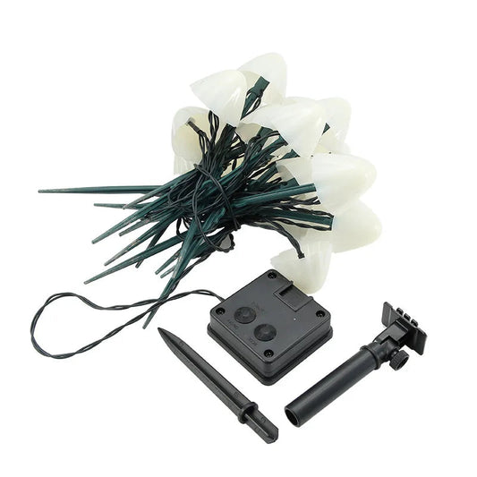 Luces Solares de Jardín en Forma de Champiñón con Panel Solar – Lámparas Solares para Exterior, Decoración Mágica y Ecológica 0