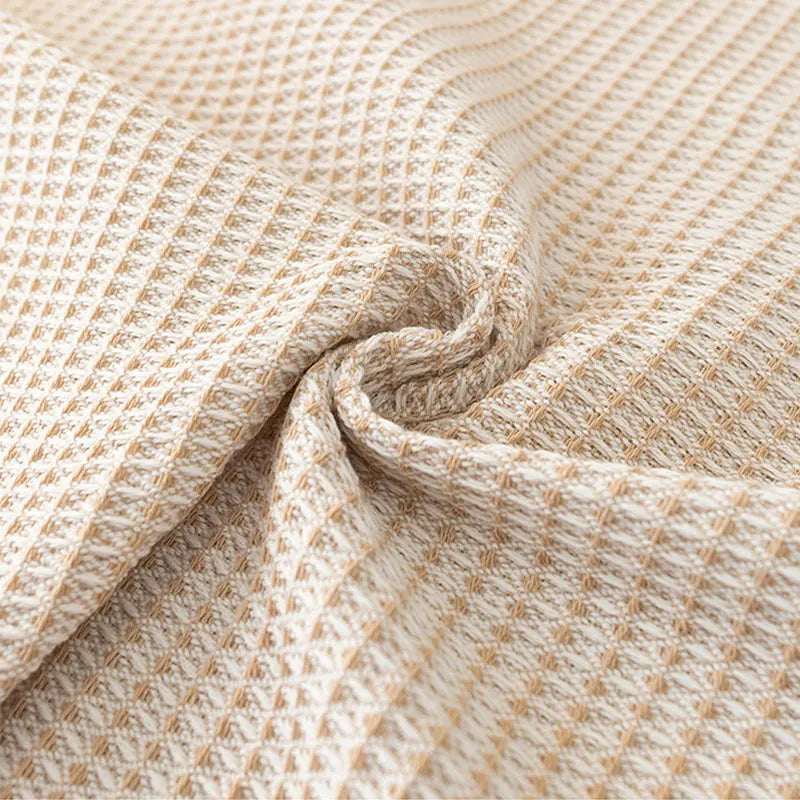 Manta con Flecos de Algodón y Poliéster – Diseño Nórdico Elegante para Sofá y Cama, 90x150 cm 4