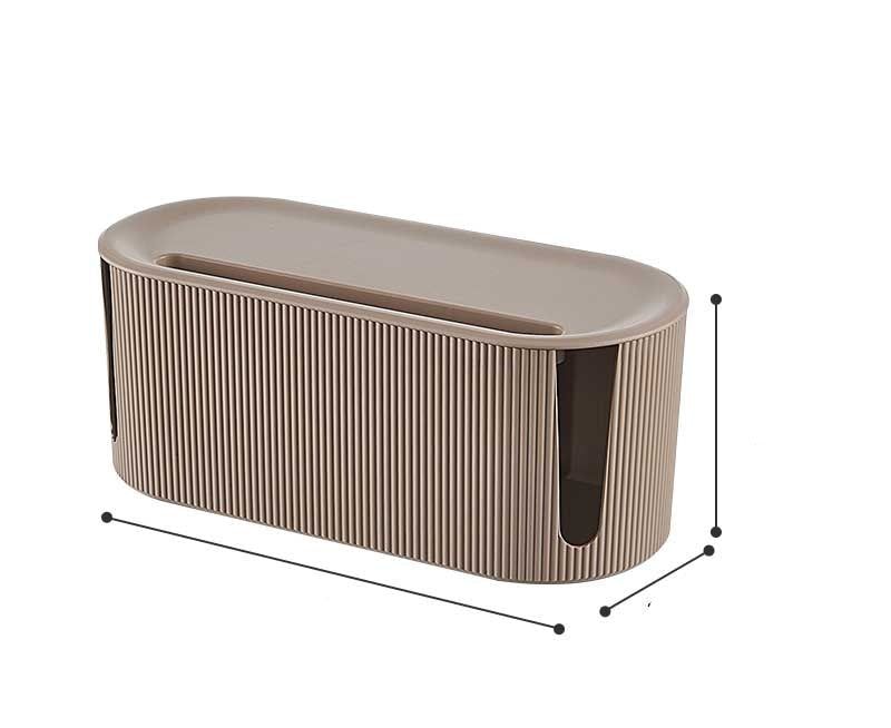 Organizador de Cables y Cargadores Moderno – Set de 2 Piezas en Plástico Blanco, Ideal para Oficina y Hogar 6