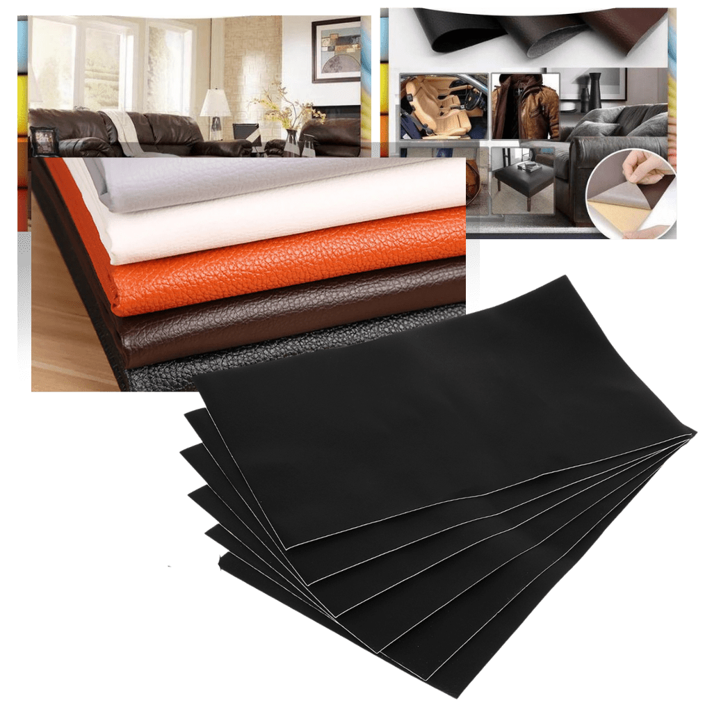 Parche Autoadhesivo para Reparación de Cuero – Impermeable y Duradero en 9 Colores, 50 x 135 cm 1