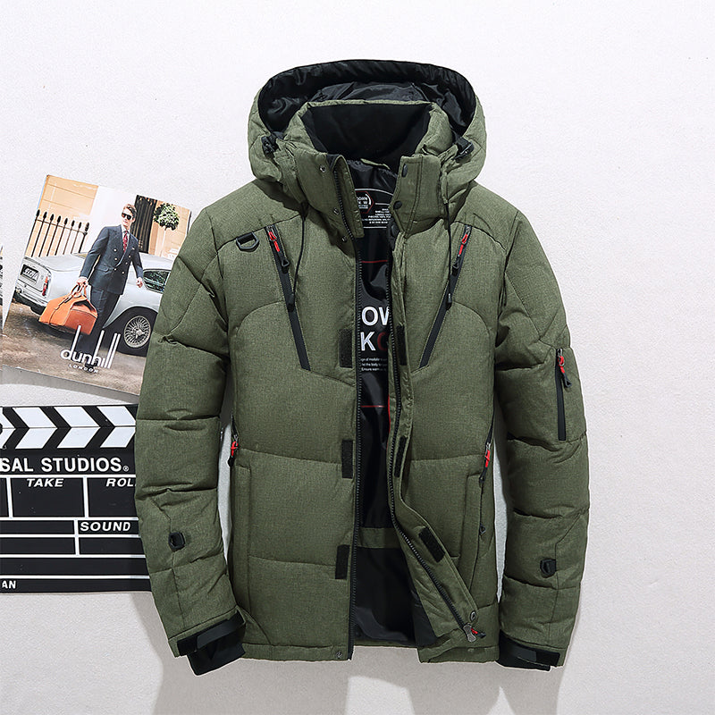 Parka Impermeable Mujer para Clima Frío – Chaqueta Aislante con Capucha Desmontable y Diseño Deportivo 4