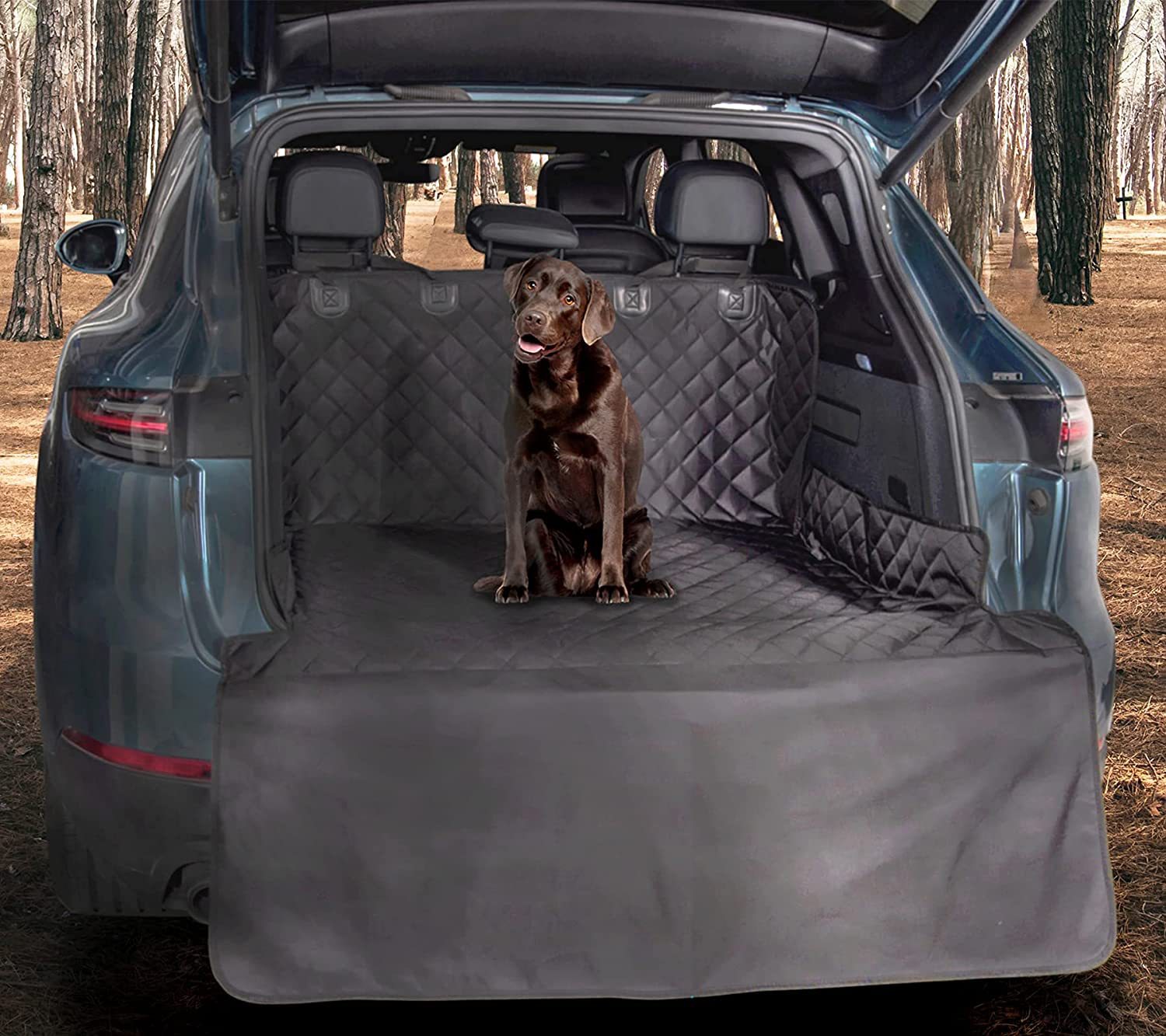 Protector Maletero Coche SUV Impermeable 600D - Funda Resistente para Mascotas y Suciedad, Ajuste Perfecto 0