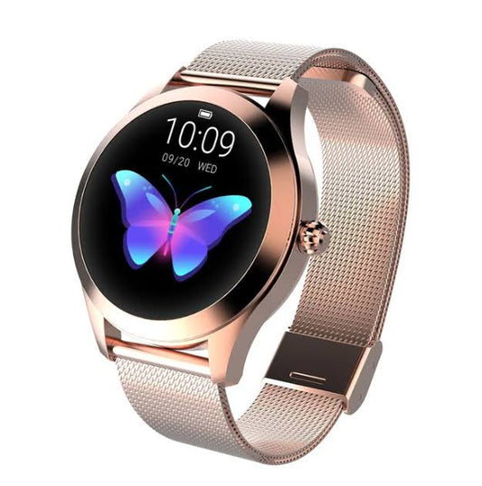 Reloj Inteligente Mujer con Pantalla AMOLED y Seguimiento de Salud – Diseño Elegante, Notificaciones y Personalizable 0