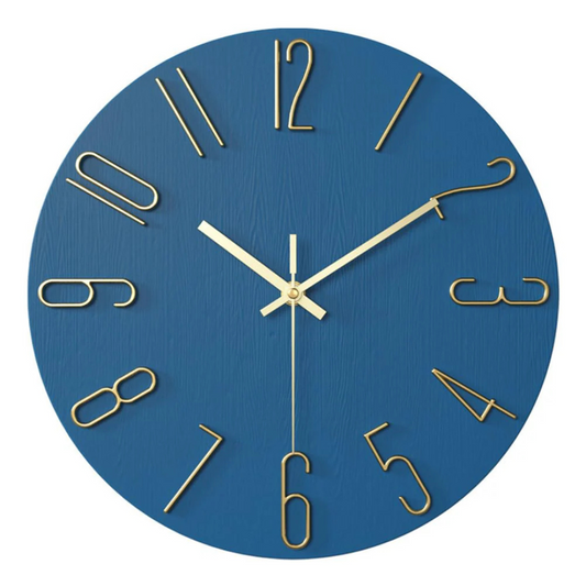 Reloj de Pared Moderno Minimalista de 30 cm para Salón – Diseño Elegante y Preciso 0