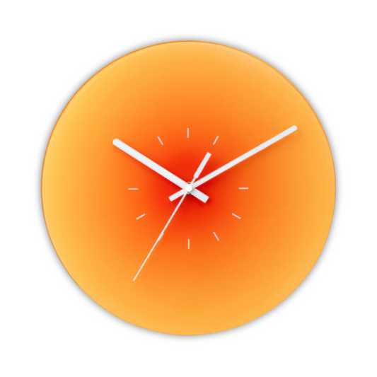Reloj de Pared Moderno de Cristal de 30 cm con Diseño Minimalista y Mecanismo Silencioso para Decoración Elegante 0